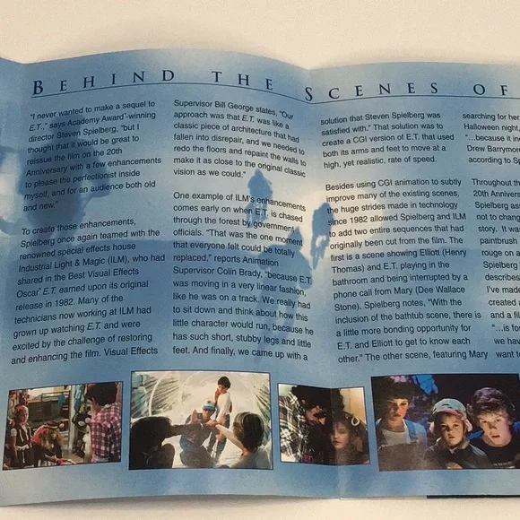 🍄 E.T. 2 Disc Limited Collectors Edition - Picture 12 of 13